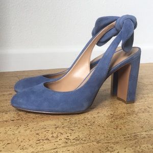 BR suede heels